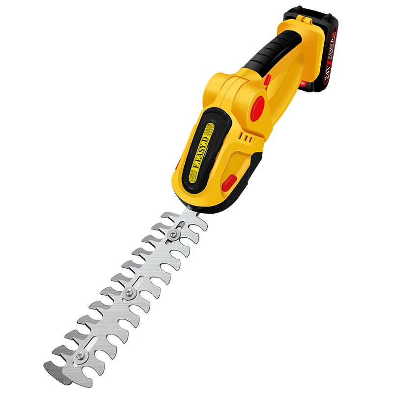 36V Lithium-Ion Battery With Charger Hedge Trimmer Blade Cordless 2-in-1 Handheld Tool Wall Grass Hedge Cutter
