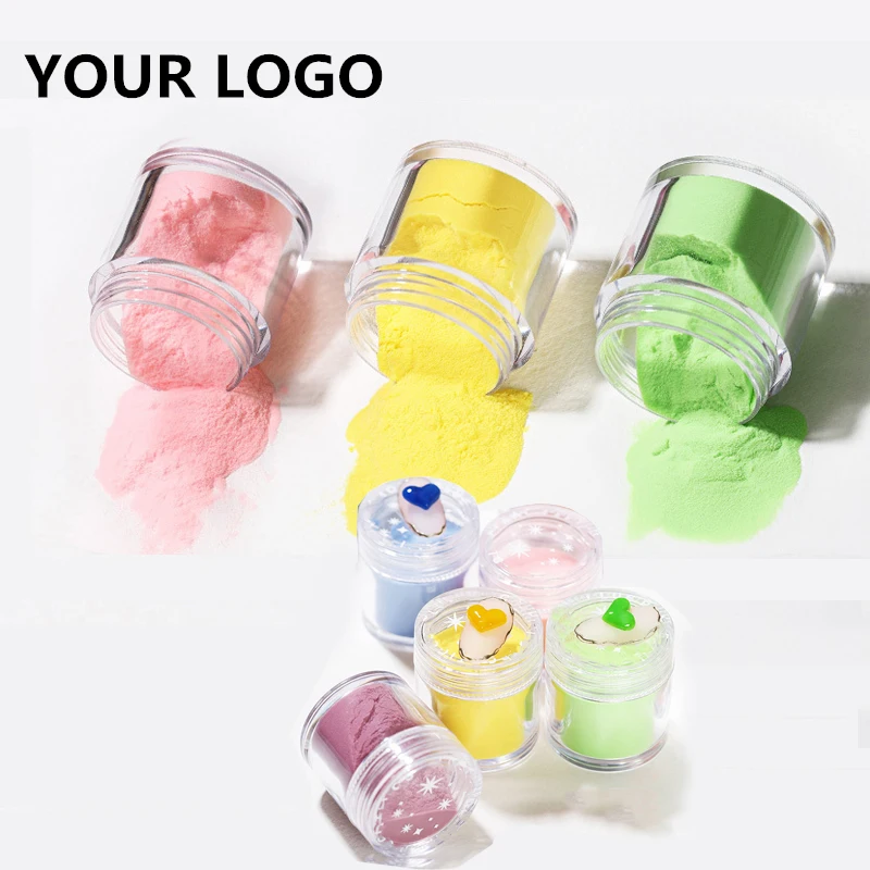 High Quality Nails Dip Acrylic Powder Private Label 12 Colors Dipping Powder Nail Art Salon