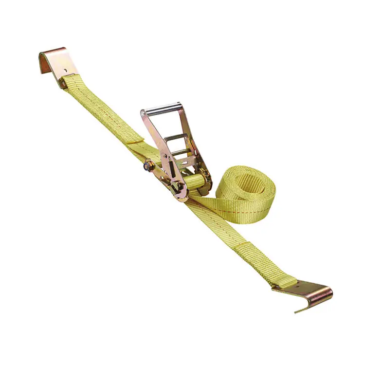 2 inch Winch with ratchet Freight truck with car lanyard with flat hook