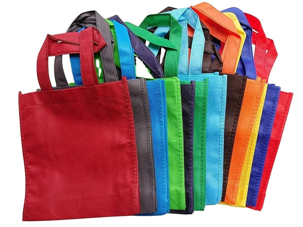 Рекламная пустая Нетканая Сумка-тоут из ПП сумки для покупок нетканого материала tnt