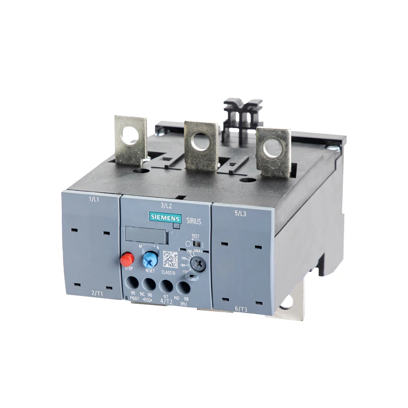 Siemens 3RU5156-3LB2 Thermal overload relay 170-205A size S6, class 10 for motor protection for single mounting
