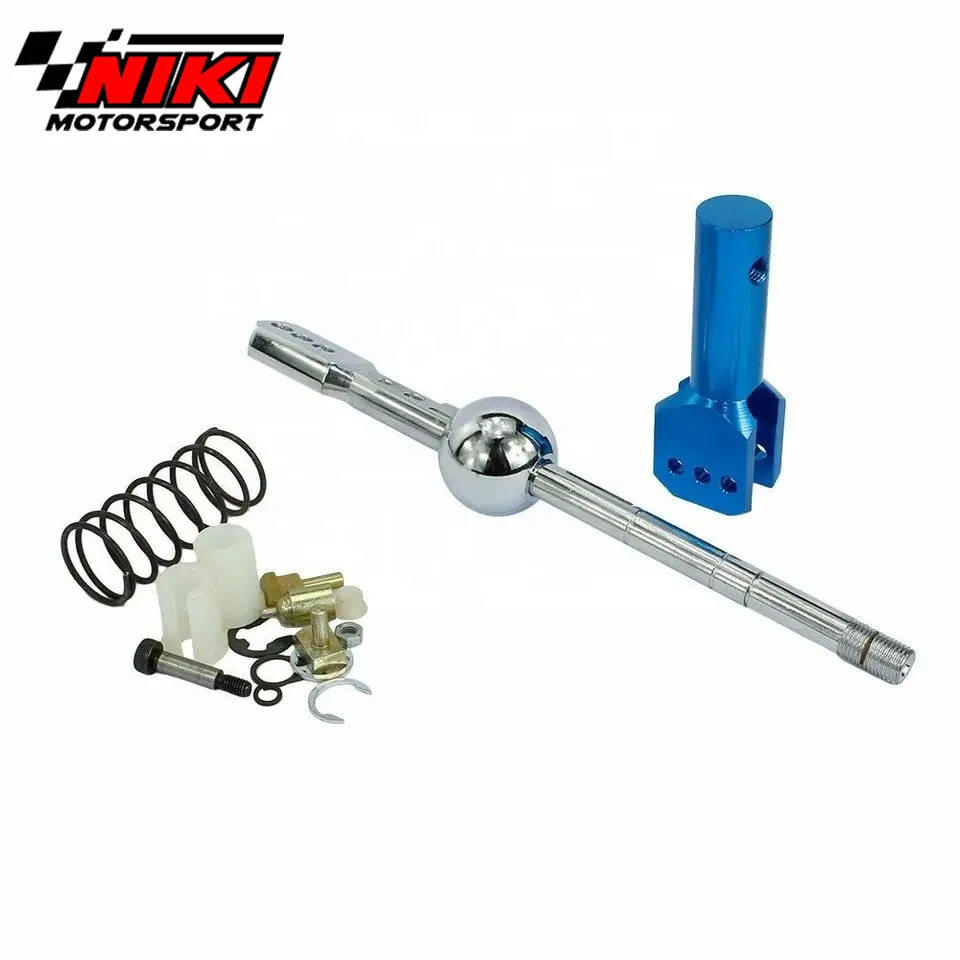 Быстросъемный короткий переключатель передач для Audi 96-01 A4 00-01 S4 B5 хром/синий