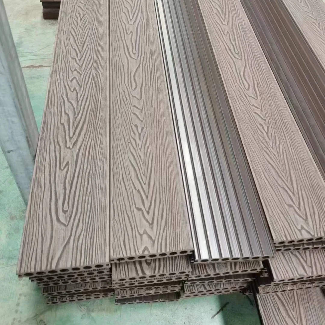 BAIJIN Factory in UK 150 25mm Wooden Plastic Composite Wpc Crack Resistant Decking