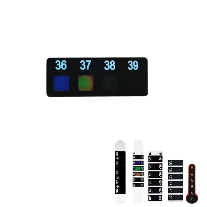 Multiple Types Lcd Liquid Crystal Thermometer Strips Forehead fever Test thermometer Strips