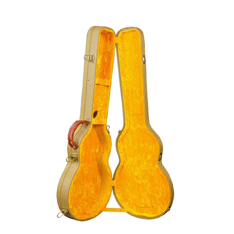 Musical Instrument Custom Wholesale Hard Box Twill High Quality Performance Box Electric Guitar Wooden Box