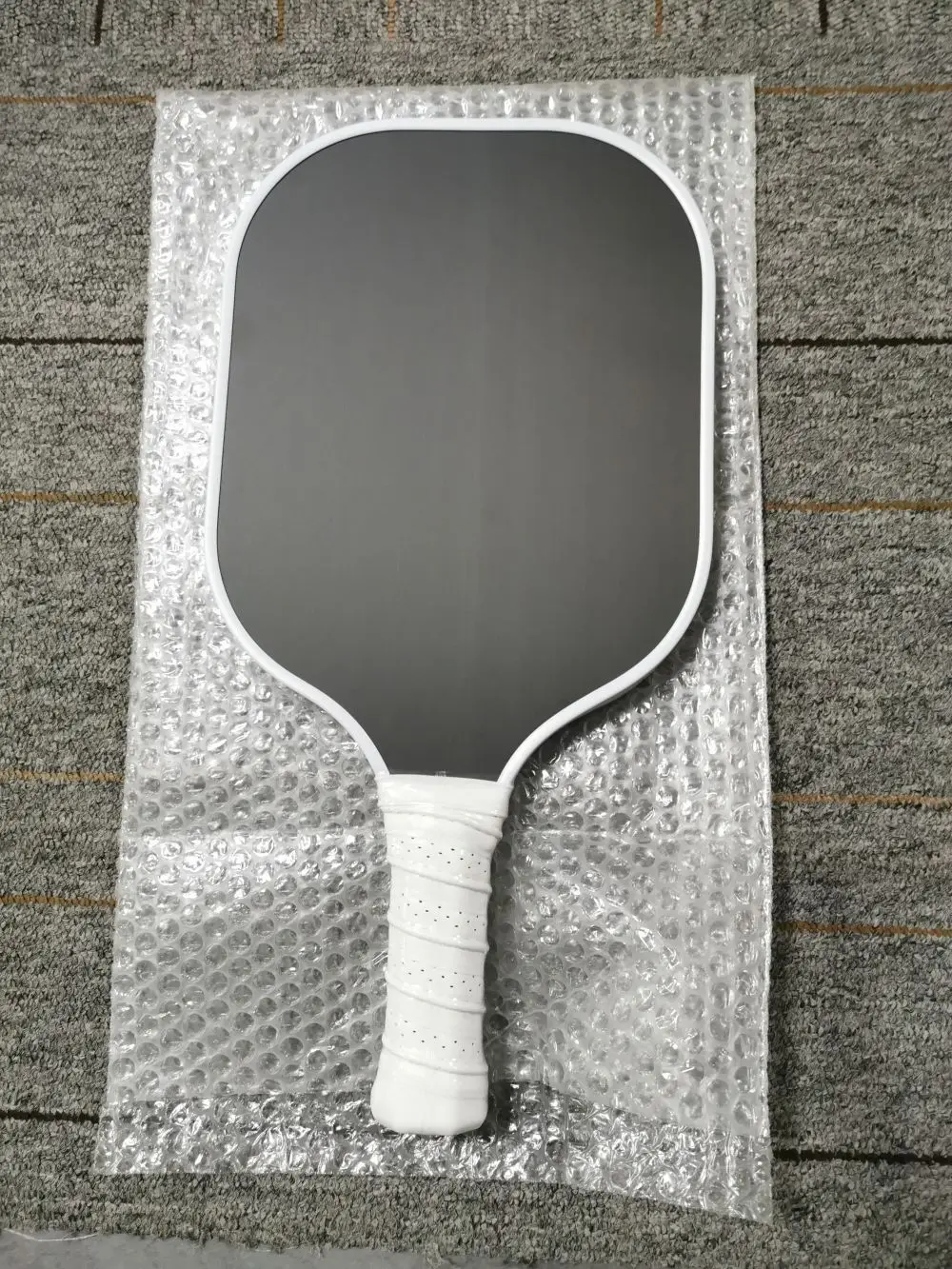 Owntop Custom Logo USA Approved White Handle and Edge Tape Pink Surface Pickleball Paddle Dropshipping