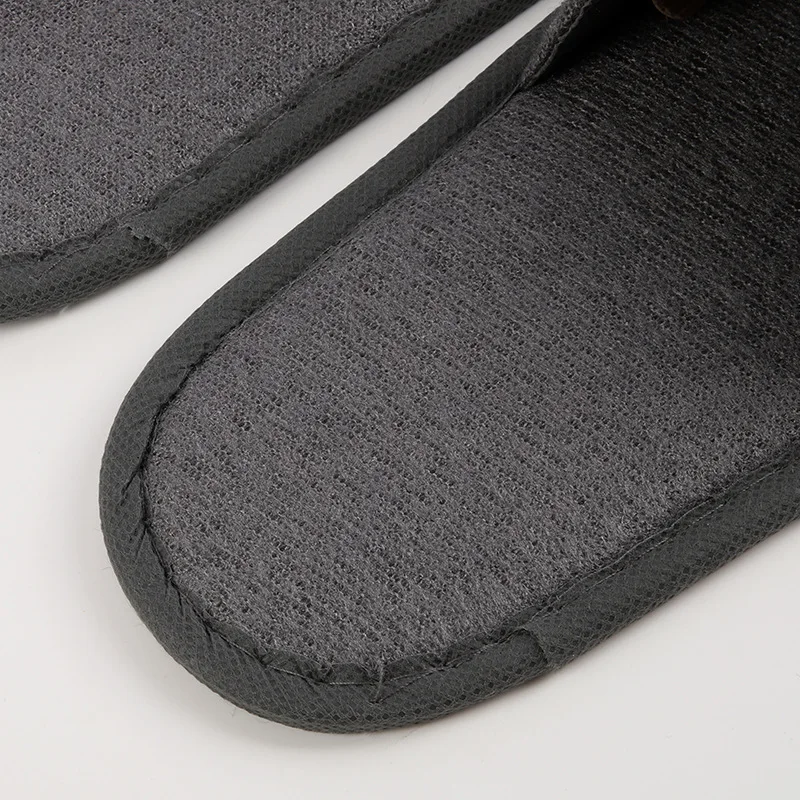 Custom Logo Low MOQ Hotel Slipper: Lightweight Foot Feel, Not Easy to Slip - For Hotel & Spa