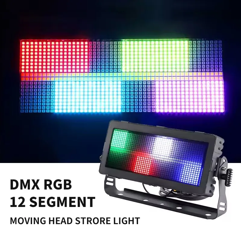 Светодиодная Вспышка 12 + секций 400 Вт RGBW DMX