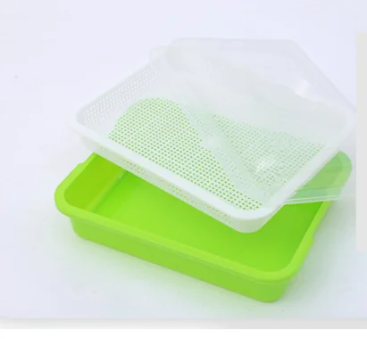 PP Plastic Hydroponic Vegetable Soilless Cultivation Seedling Tray For Sprouting Vegetables