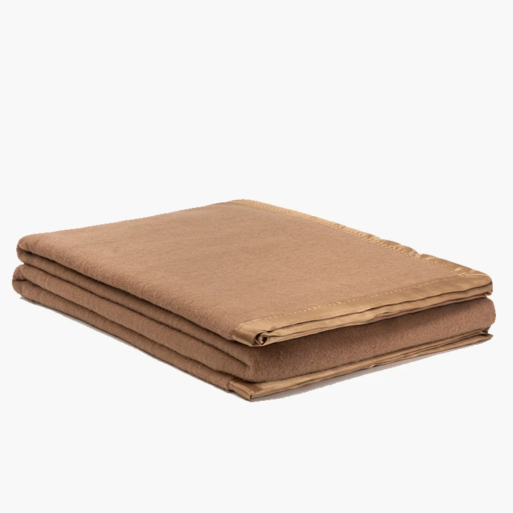 30%Alpaca and Sheep Wool Blanket Soft and Thick Earth Tones Classic Wool Blanket Wool for Winter