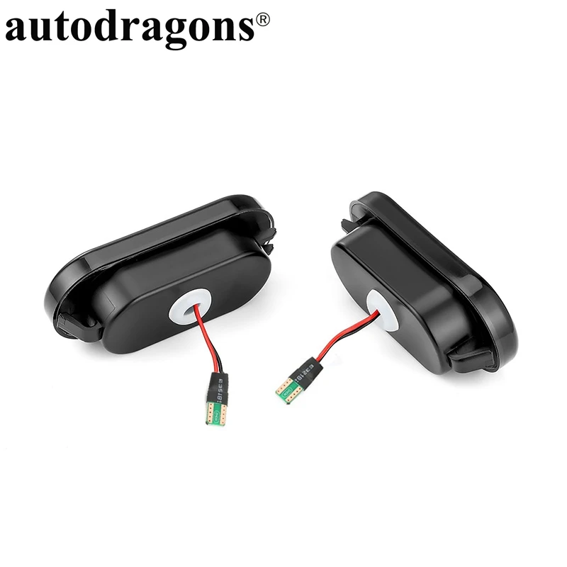  Autodragon яркий дымчатый динамический поворотный фонарь светодиодный боковой маркер для Polo Golf 3