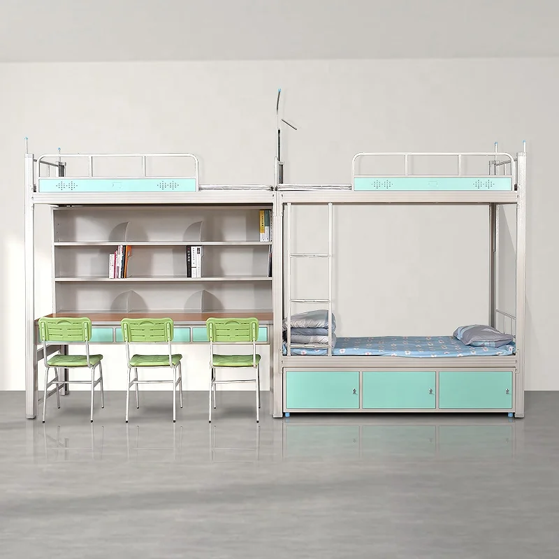 Modern comfortable school metal adult bedroom cheap iron triple Two-company three-man ladder bed