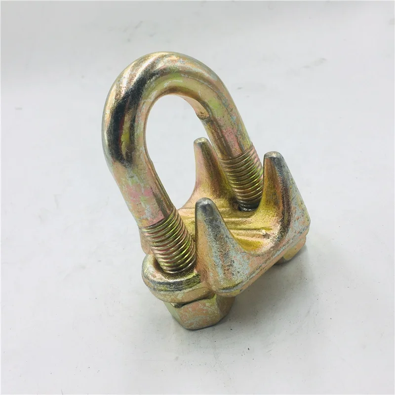 Customized Galvanized Steel Stay Wire Clamps/ Guy Clips/ Wire Rope Clips