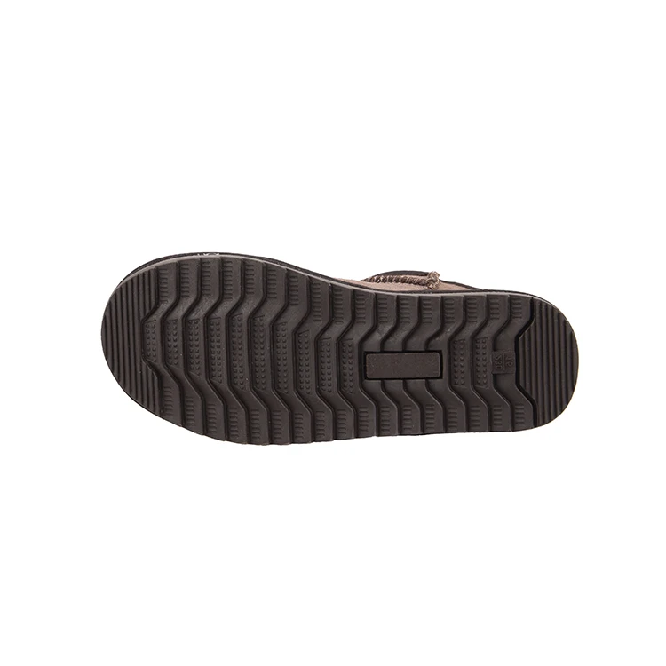 factory direct supplier cow suede upper thermal ankle snow boots for women