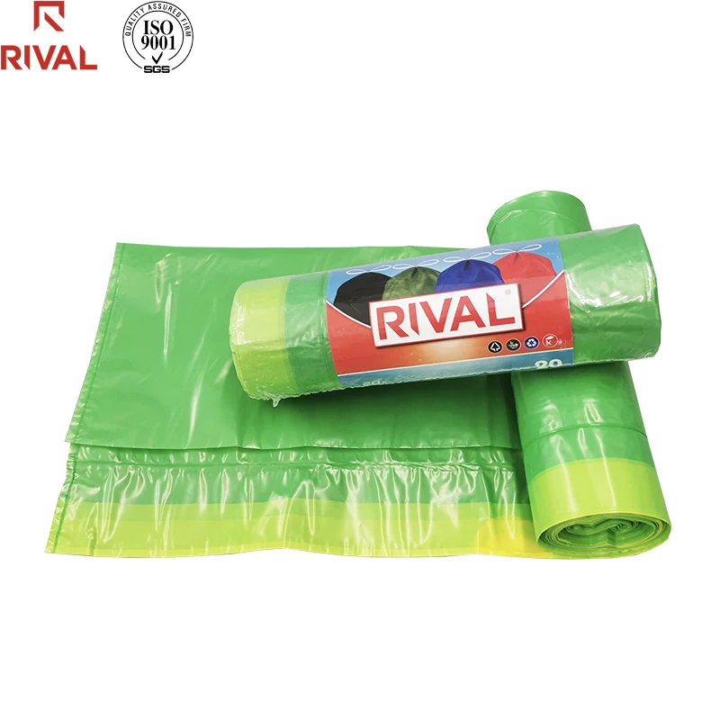 Multipurpose Large Heavy Duty Drawstring Kitchen Trash Garbage Bags 30 Gallon Packing Bags