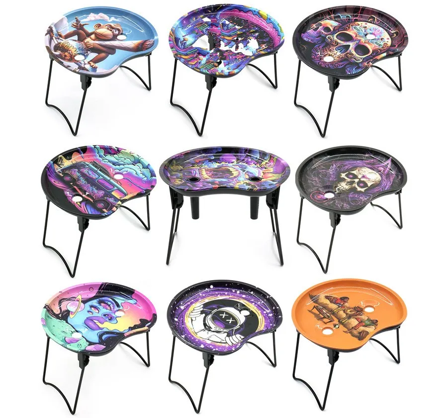 BIG Art Board Style 165*180mm Custom Smoking rolling Tray Table with Filling connection  Rolling machine Trays