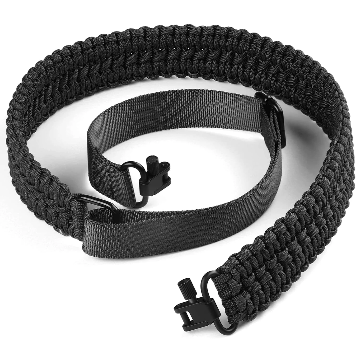 Paracord плечевой 1 точка Регулируемый Паракорд 7 сердечник веревка ремень нейлоновая Пряжка Охотничьи аксессуары