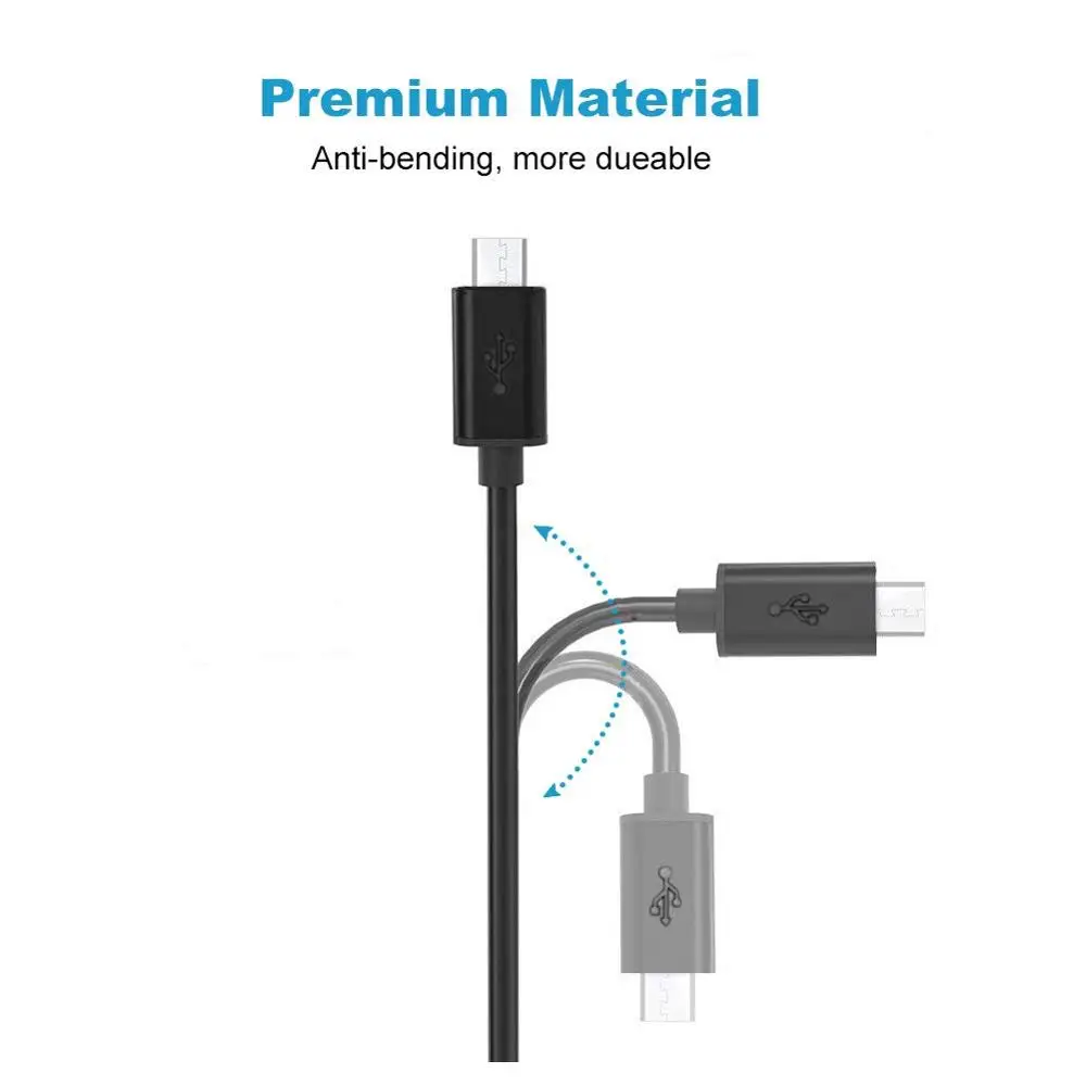  0 2 м 1A USB-кабель зарядный кабель внешний аккумулятор короткий Usb-кабель Micro