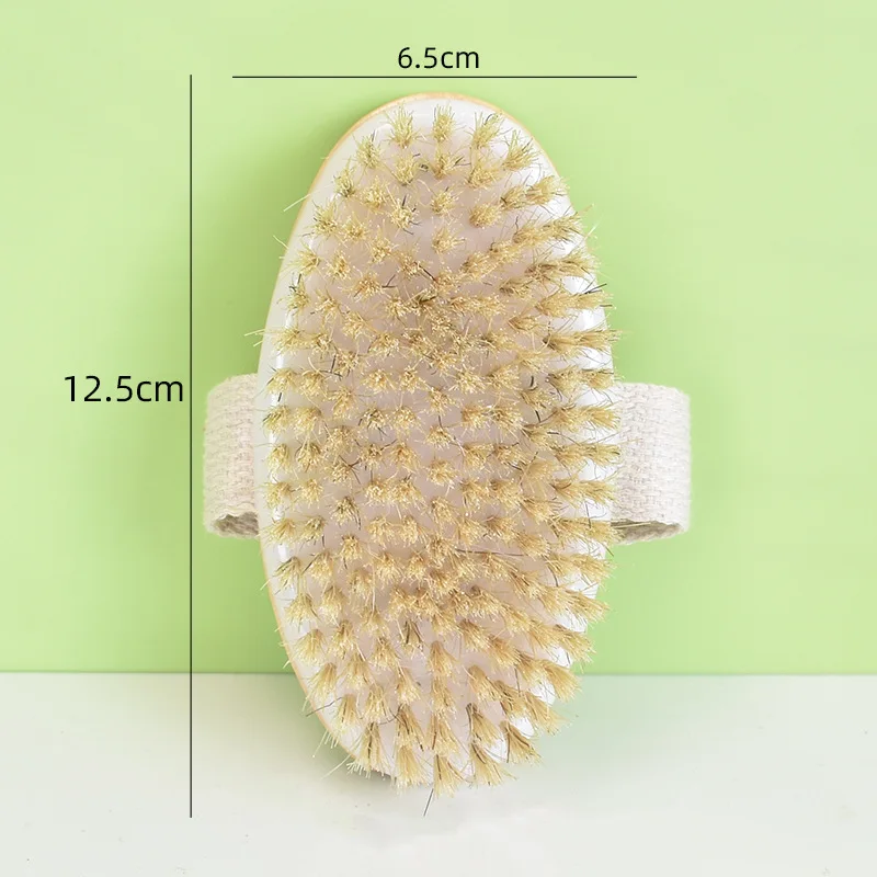 2023 hot sell Natural Bristle Brush Exfoliating massage bath brush Body Brushes