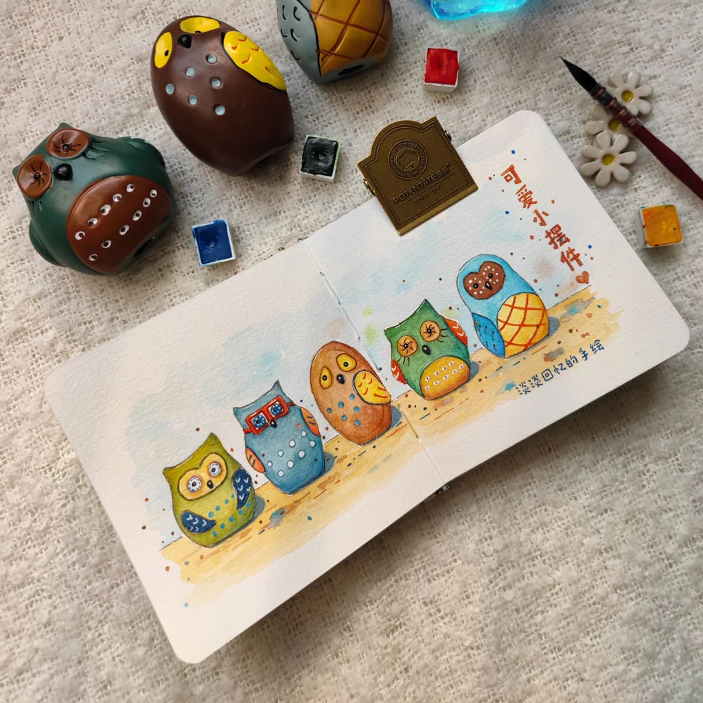 100% Cotton Potentate Artist Painting Drawing Watercolor Paper handbook journal Cold Press