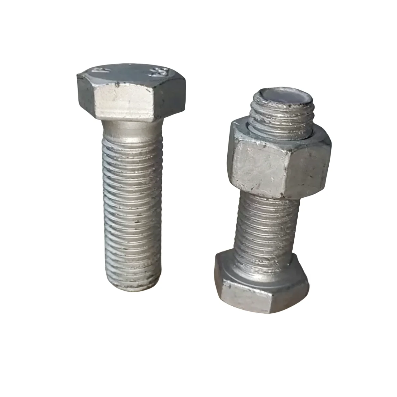 Hot-dip galvanized bolts Outer hexagonal bolts factory direct sales DIN933/931