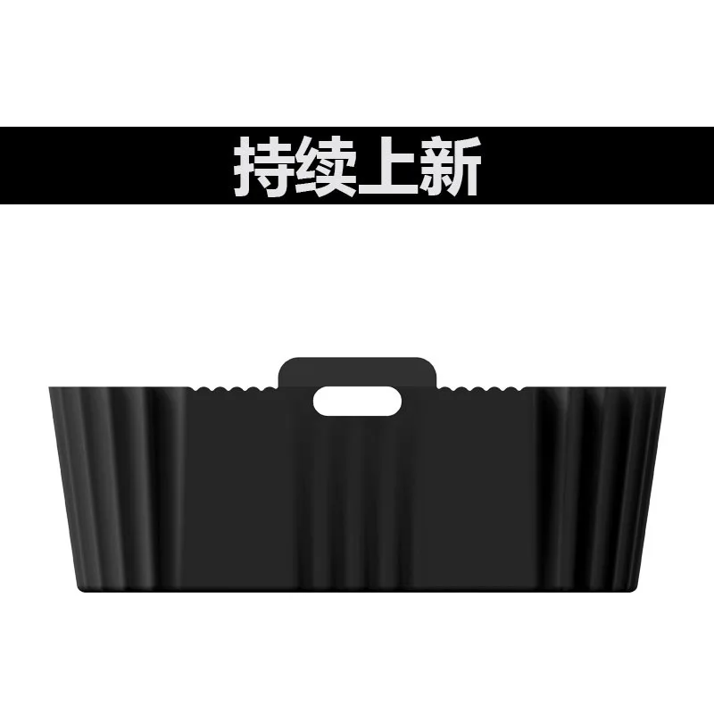 Manufacturer direct sales air fryer silicone baking tray double hole baking pad