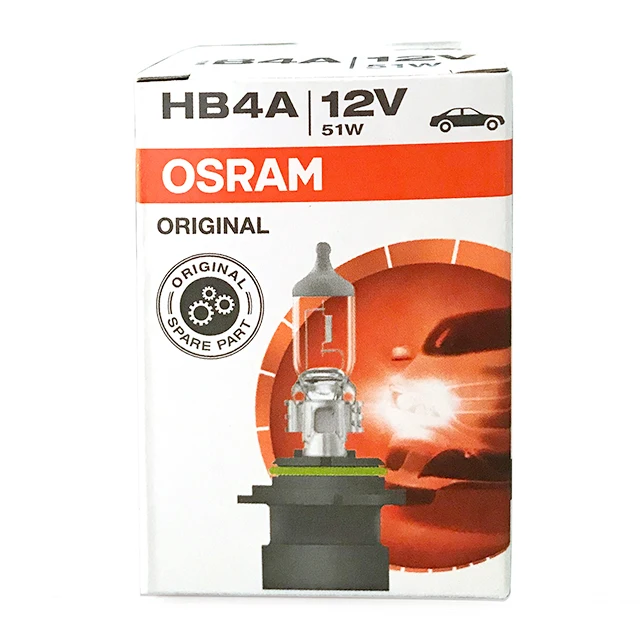 9006XS HB4XS OSRAM bulbs made in Germany 12V 51W P22d Auto halogen headlight halogen