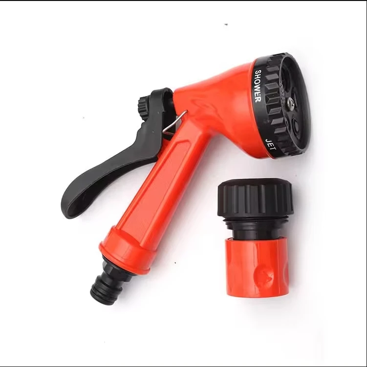 High Pressure Plastic Garden Water Hose Pipe Misting Nozzle Water Gun Spray Plastic Garden Nozzles