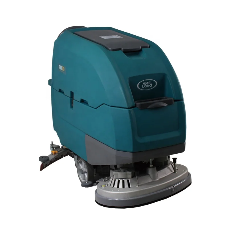 Top Quality Hardwood Floor Washing Low Noise Hand Push Floor Scrubber Walk Behind Auto Scrubber