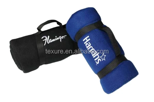 Foldable Travel Blanket  Fleece Throw Blanket Personalized