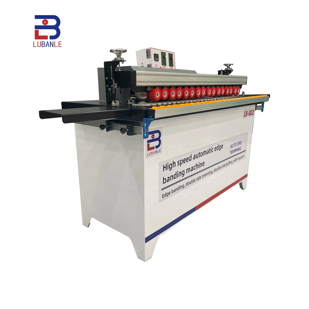 Small furniture factory 5-function mini automatic edge bander woodworking cabinet making MDF edge banding machine