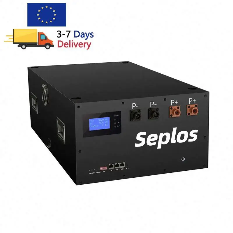 EU STOCK Seplos Mason 280 Diy Kit Unit With 16S 200A Bms For Server Rack 15kwh 12V 24V 48V 230Ah 280Ah Lifepo4 Battery Box/Case