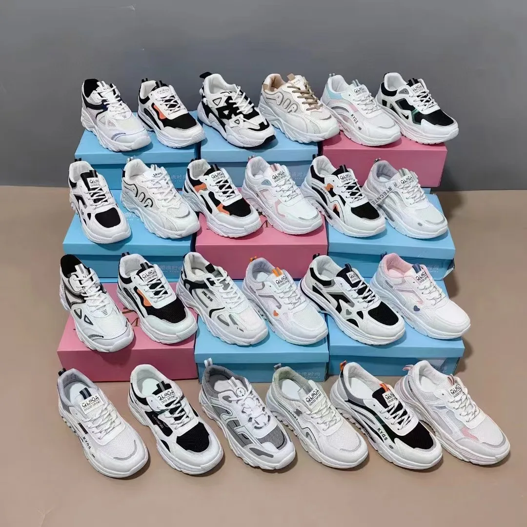 clearance liquidation stock second-hand fashion comfortable man shoes casual shoes men running shoes stock wholesale