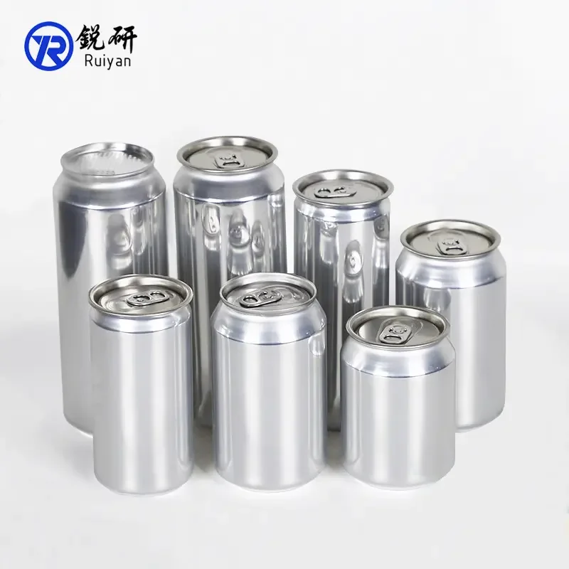 250ml 330ml 355ml 473ml 500ml Standard Aluminum Tin Pop Cans for Beer Soda Beverage Soft Drinks Mineral Water with Easy Open End