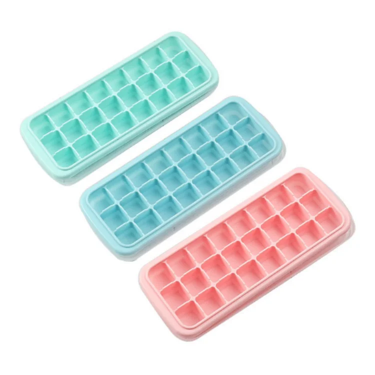 silicone ice cube with lid,silicone ice cube tray with lid,ice freezer lid