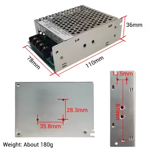 ZK-SMG 12-75v High Power 30A Breeding Lamp LED Motor Driver Module Controller Stepless Dimming Speed Regulation