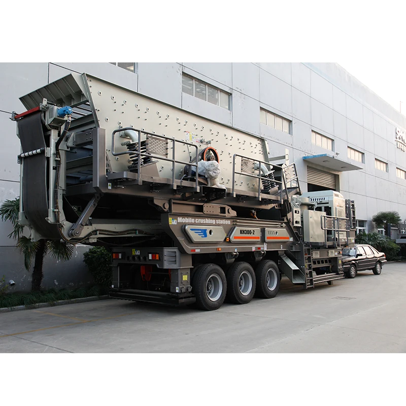 Mineral Equipment Mobile Sand Making Machinery Stone Crusher Mobile Stone Crusher 100 Tones Per Hour