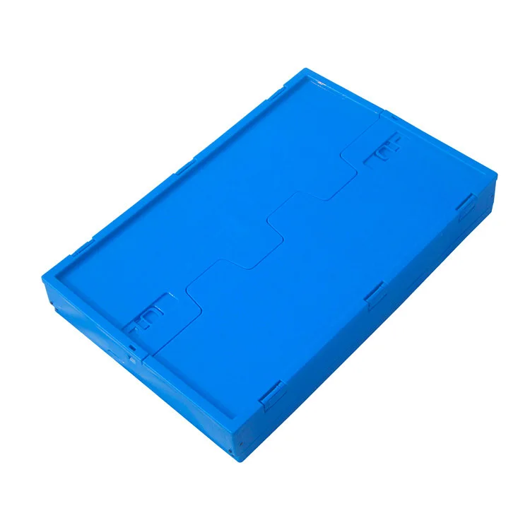 Uni-Silent Plastic Folding Crate Box Collapsing Folding Crate Stackable Turnover Box LX6040355C