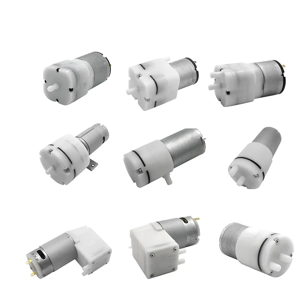 3V 6V 9V 12V 24V Mute Mini Water Air DC Diaphragm Pump Micro Miniature Medication Liquid Dosing DC Small Pumps