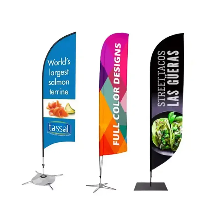 Factory Seal Digital Printing Sport Bahamas Bags Wholesale Flying Banner Promotional Adv Beach Flag