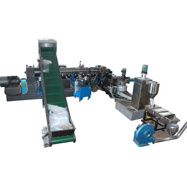 pe pp film two-stage granulation line/plastic granulation machines/plastic recycling granulator
