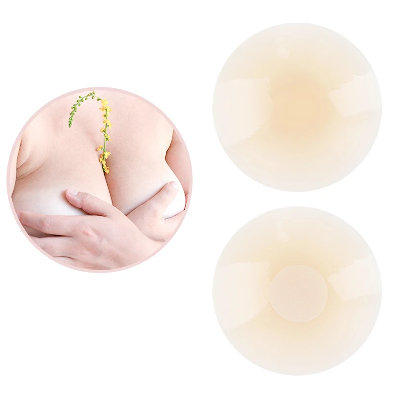 Best Size World Thinnest Reusable Adhesive Invisible Nude Nippleless Covers