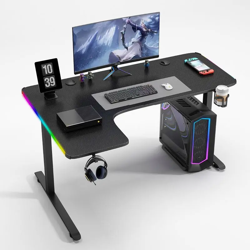 Table Desktop Computer Desk Home Desktop Seat Internet Cafe Full Gaming Desk And Set One Table
