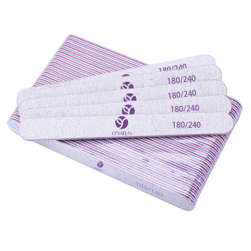 Hot Sale Professional Double Side Professional  Double Side Emery Board Mini Nail File New Trend Custom Logo Nail File Set