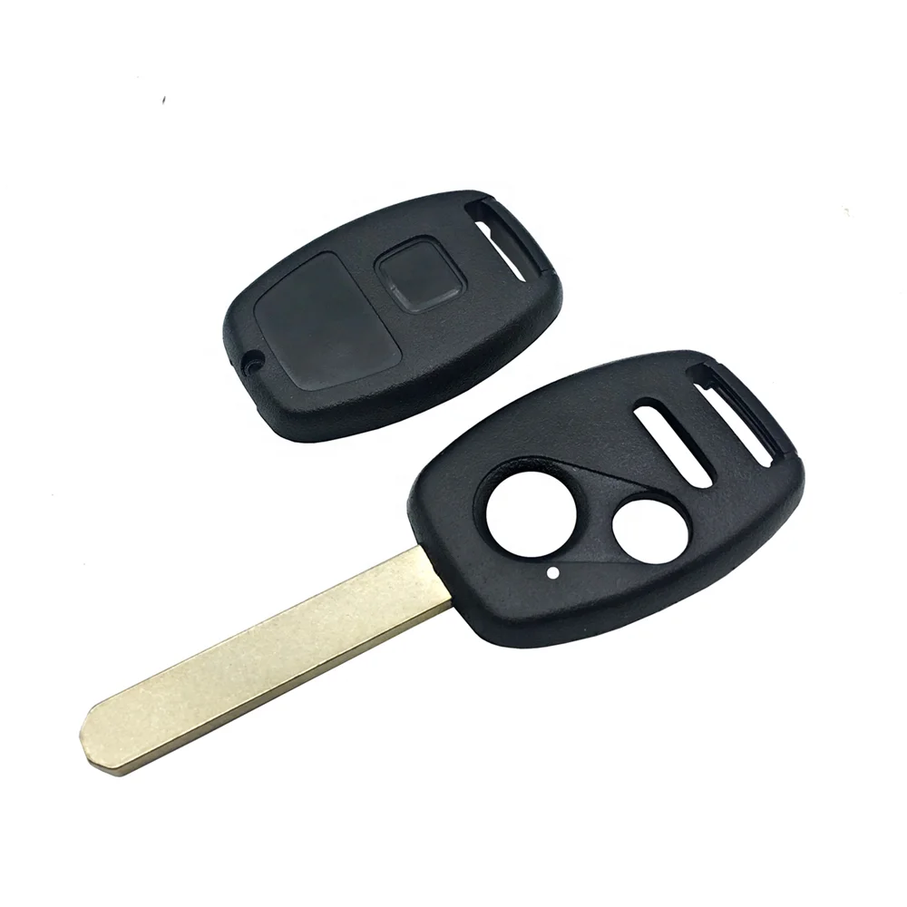 Replacement 2 + 1 3 Buttons Car Remote Key Fob Case Cover Shell For Honda CRV Fit Insight Auto
