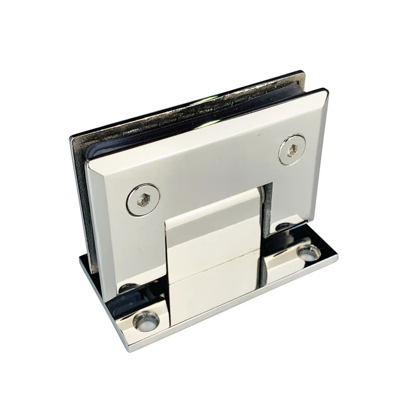 Hot Sale New 90 Degree hydraulic brass door hinges invisible stainless steel glass door pivot shower glass door hinge