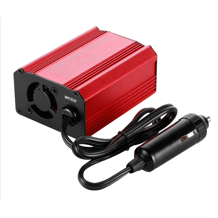 2021 hot sale universal socket usb charger dc to ac modified sine wave 12v 220v 150w car power inverter