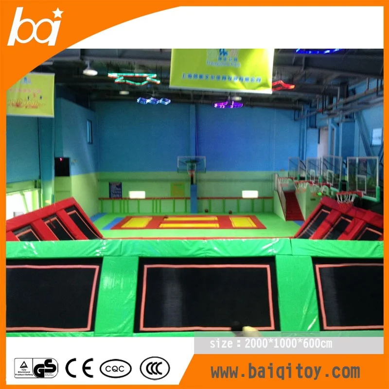 New Commercial Trampoline Parks Kids Foam Pit Block Adult Indoor Large Rectangular Bungee Jumping Children Trampoline Park