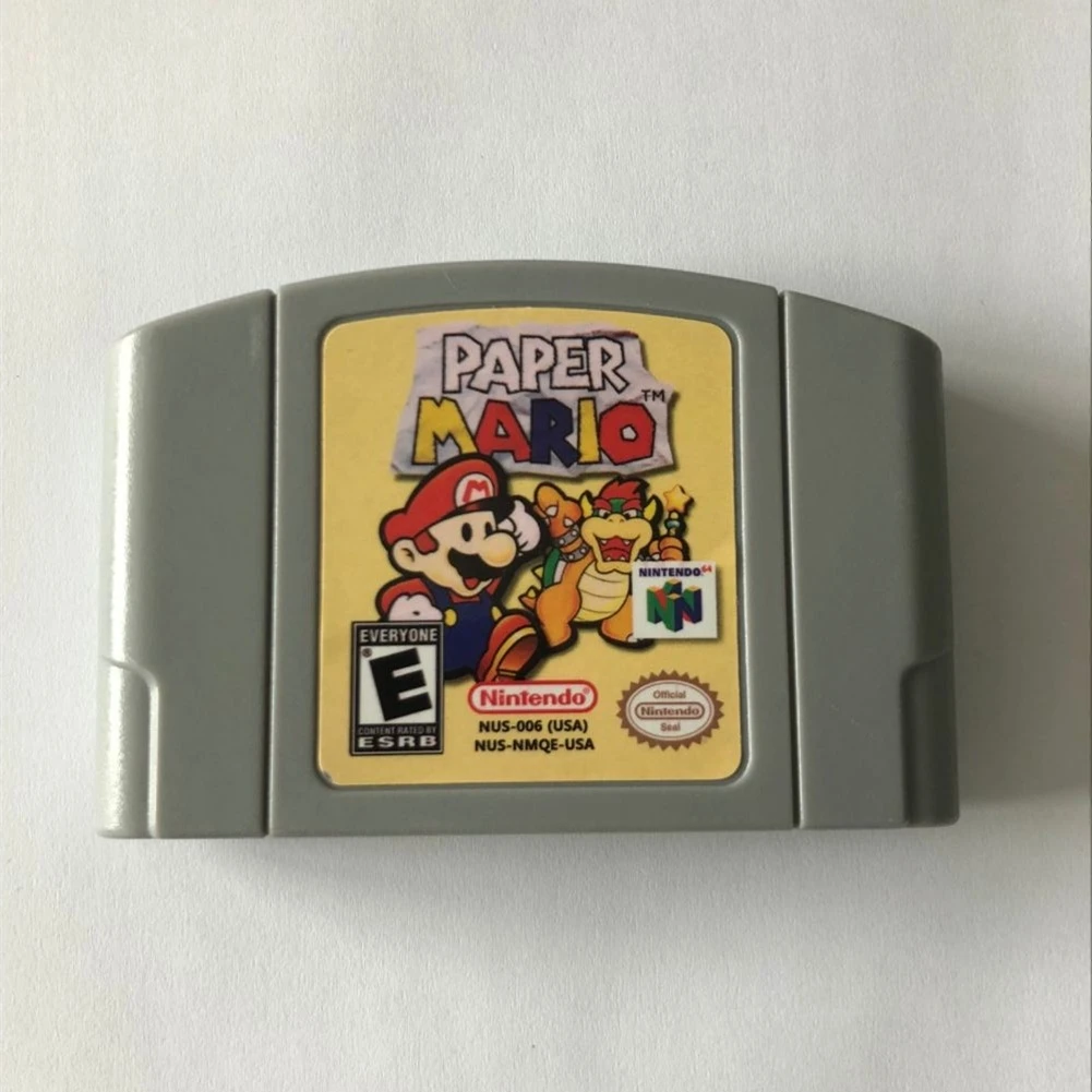 Sell Well Nostalgia Video Games Super Smash Bors Paper Mario Kart Party 1 2 3  Game Cards For Nintendo 64