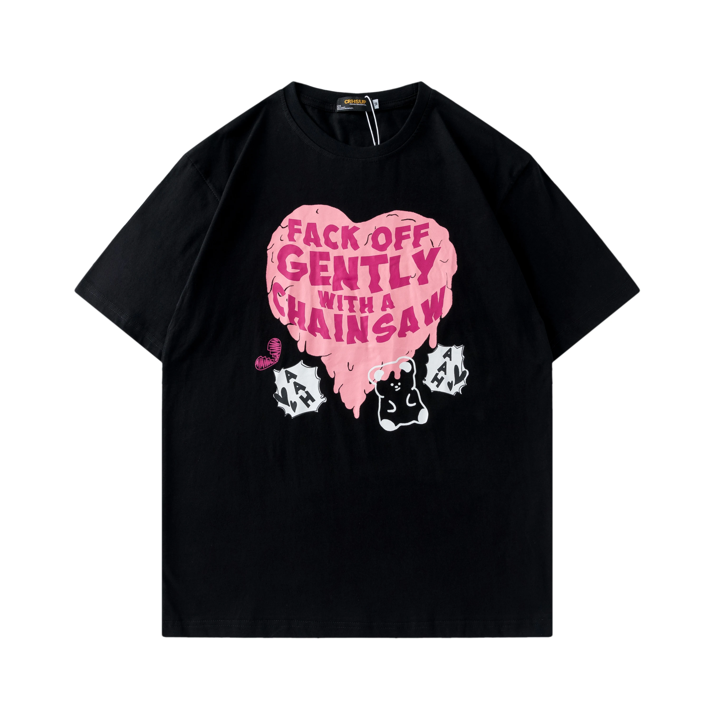 OEM custom factory wholesale new fashion hip pop print cotton men graphic porpular love t-shirts